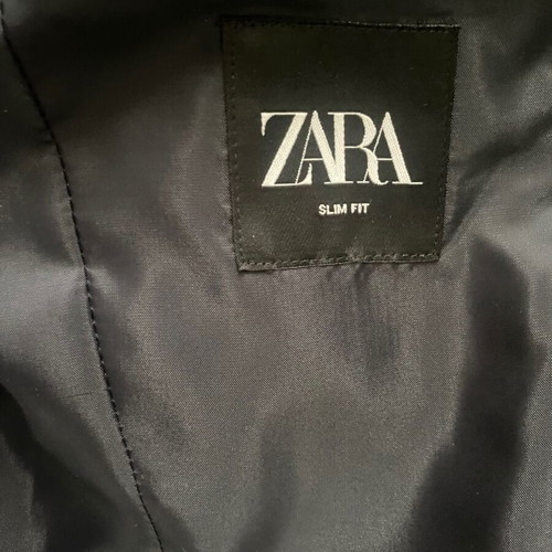 Zara slim fit suit teen men's like new dark blue