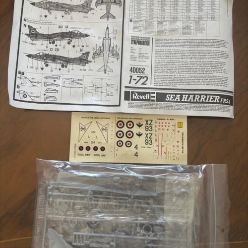Revell Sea Harrier FRS.1 model kit 1:72 scale