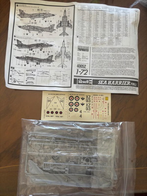 Revell Sea Harrier FRS.1 model kit 1:72 scale