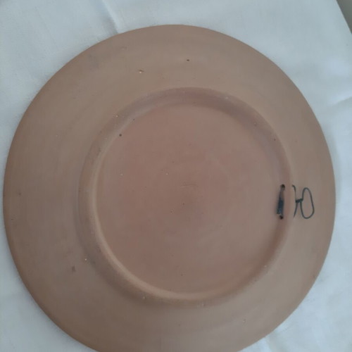 Ceramic plate with Minoan Parisienne design, like new, 19.5cm