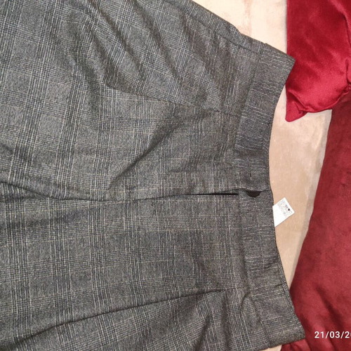 Zara pants L like new, wide fit anthracite gray with pleats