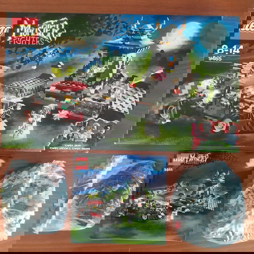 LEGO Monster Fighters: Зомбитата (9465), с кутия и книжка с инструкции