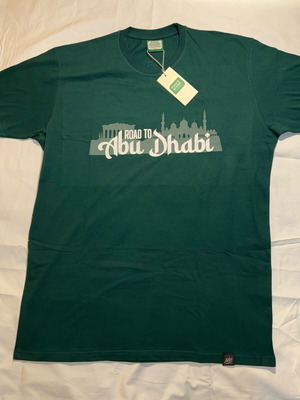 Authentic collector Panathinaikos BC "Road to Abu Dhabi" T-shirt Large new