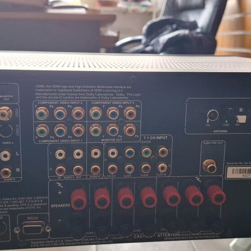 Nad T737 receiver amplifier like new with gold-plated outputs