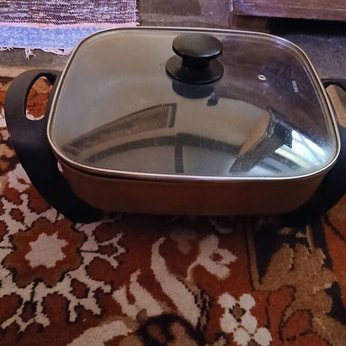 Teppanyaki Grill Like New, Compact Size for Kitchen Storage