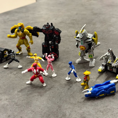 Micromachines Power Ranger Mega Battle Collector Set used