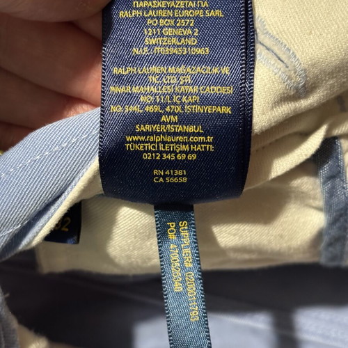 Polo Ralph Lauren men's pants like new, light blue, size S