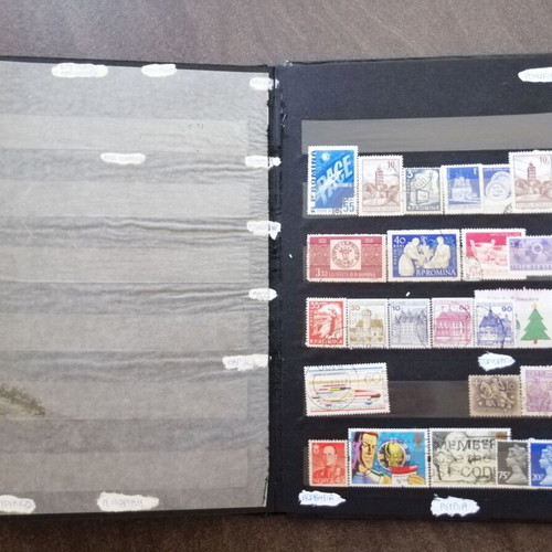 Stamp album used with thematic editions from many countries