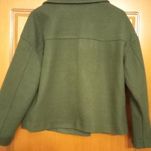 Stradivarius short cross jacket green like new