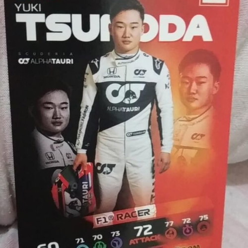 Turbo Attax F1 2021 cards Scuderia AlphaTauri and Sebastian Vettel new, 6 pieces