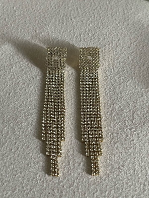 Women's long earrings new, gold and silver color