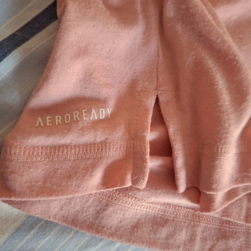 Adidas t shirt used, women's small, pink, short sleeve