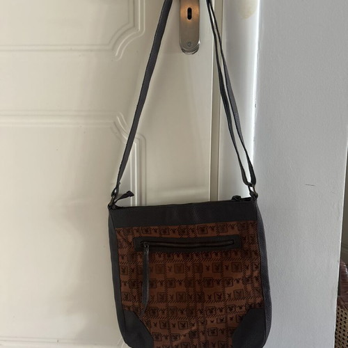 Playboy Vintage Monogram Crossbody Bag used, brown