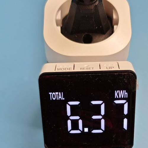 Electricity Meter with LCD Screen 16A 3680W New, pack of 2