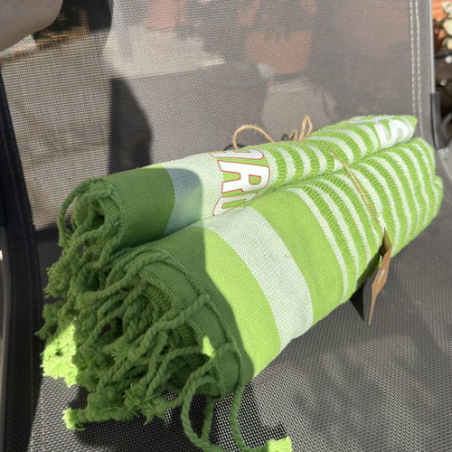 Livardas Apple Green Peshtemal Beach Towel 90x160cm new