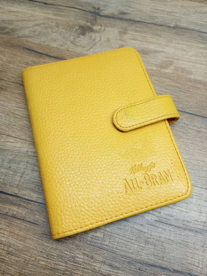 Kellogg's All-bran collectible case used, croc leather