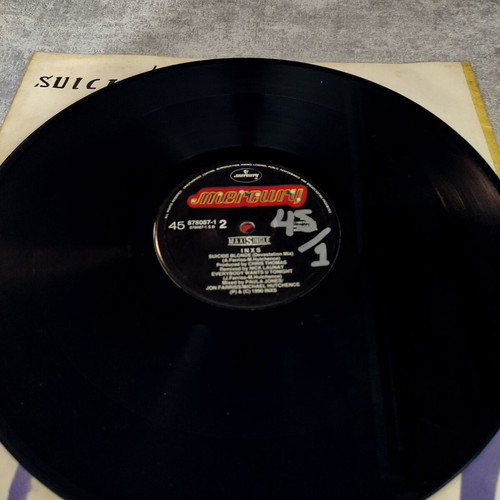 INXS Suicide Blonde 12'' Maxi Single used, original Greek pressing