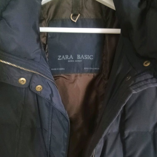 Zara jacket size L like new, blue without hood