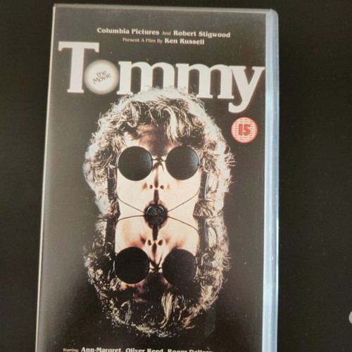 Tommy The Movie VHS tape like new, rock genre