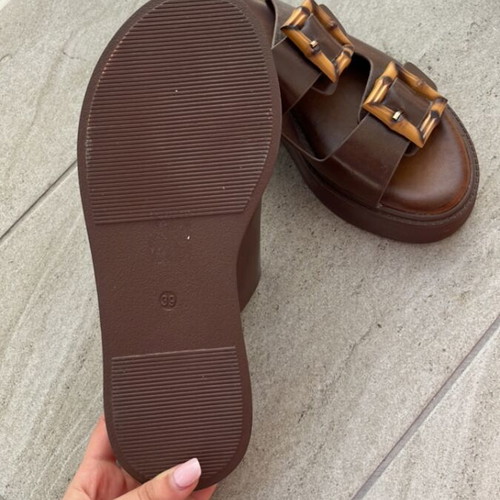 About You Brown Slippers size 39 new