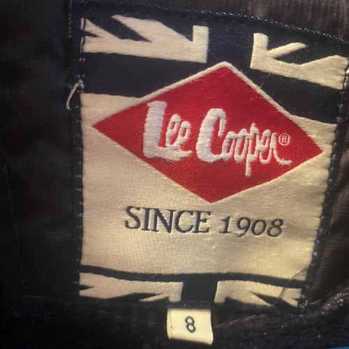Lee Cooper bomber jacket with detachable sleeves like new, blue