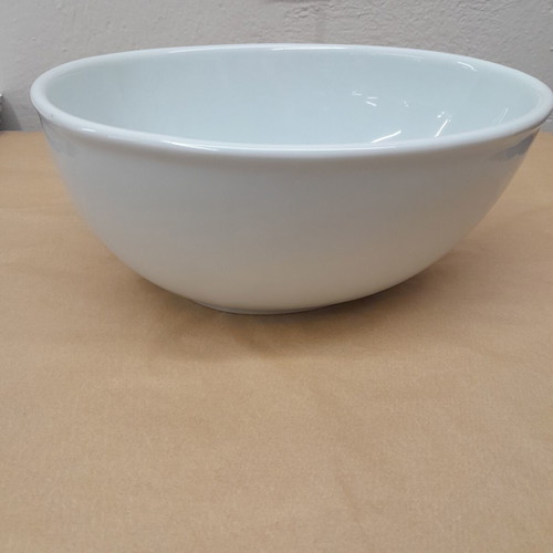 Porcelain salad bowl new, 25cm length, 21cm width, 11cm height