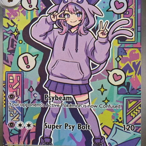 Pokemon Eeveelutions Girl Cosplay Cards in excellent condition