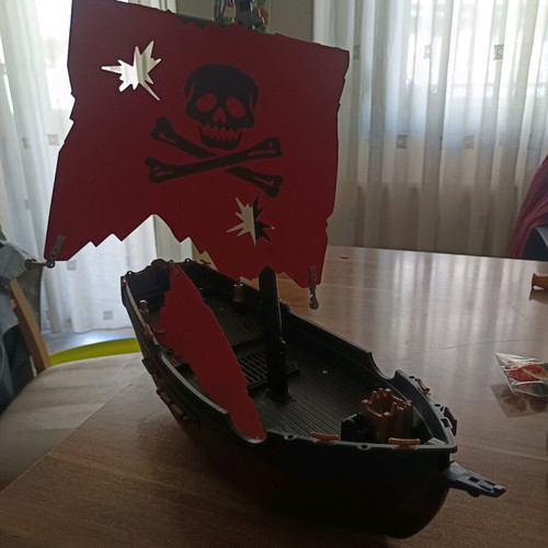 Playmobil Pirate Ship used without accessories