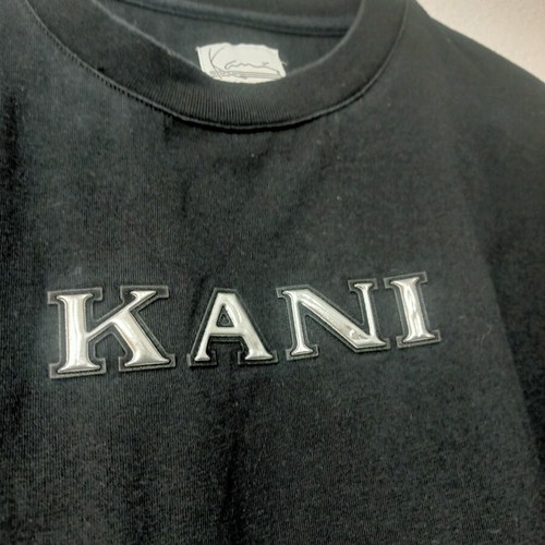 Kani T-shirt like new, black with silver sign, size XL