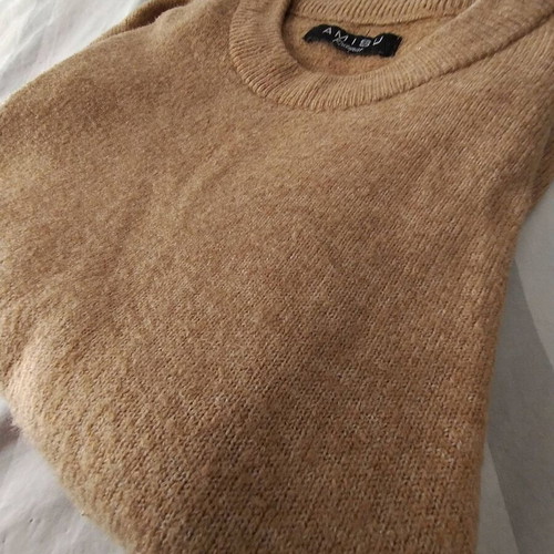 Amisu sweater like new, beige, size L