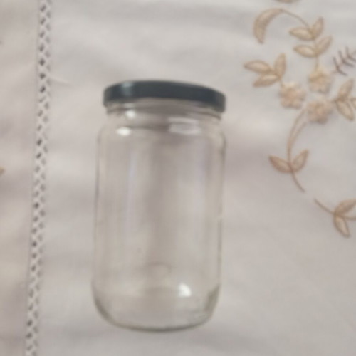 Small glass jar