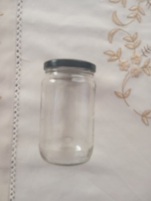 Small glass jar