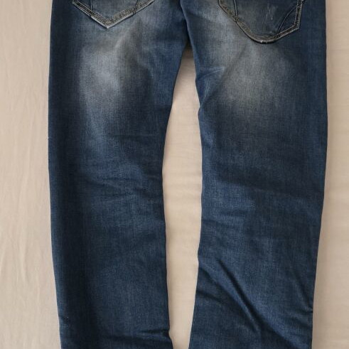 Brum Beby men's/teen denim jeans, blue faded