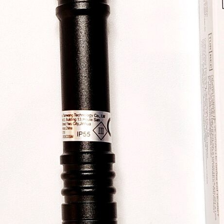Tactical Flashlight metal body, new, IP55 dust and water resistant