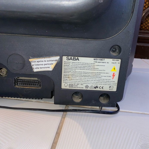 Retro televisions SABA M5115ET and PRADONI 20 set like new