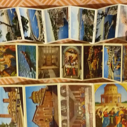 Italian travel brochures used, set of 5, 1950s-60s