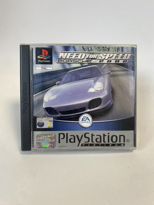 Need For Speed Porsche 2000 παιχνίδι PS1 μεταχειρισμένο, πλήρες, αγγλικό
