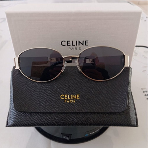 Celine sunglasses new, black and silver