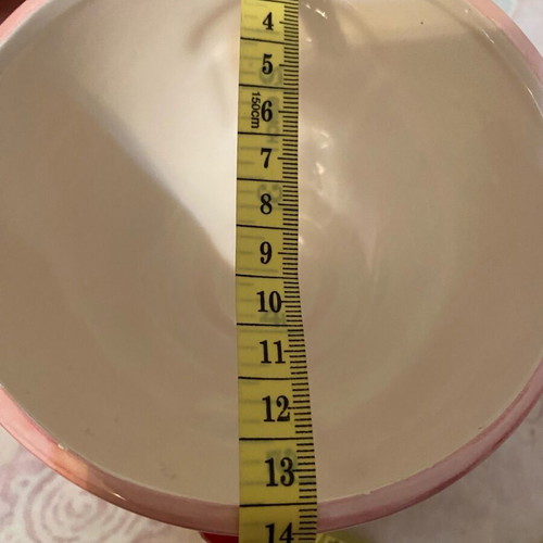 Large ceramic mug with base new