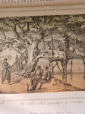 Βιβλίο γεωγραφικός άτλας 1863 μεταχειρισμένο, ιταλική γλώσσα