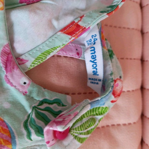 Mayoral dress 24 months like new with panties set