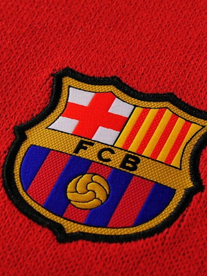 Barcelona club scarf like new from 2008-09 UEFA Champions League final