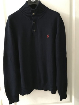 Ralph Lauren knitted button-up sweater size L men's