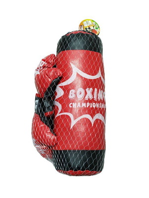 Children's boxing set new with bag and gloves