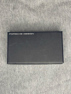 Porsche Design Metal Luggage Tag with Unique Registration Number New