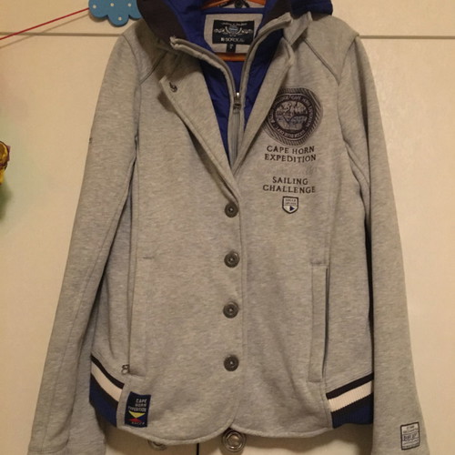 SOCCX teen jacket-blazer used, grey with removable inner lining