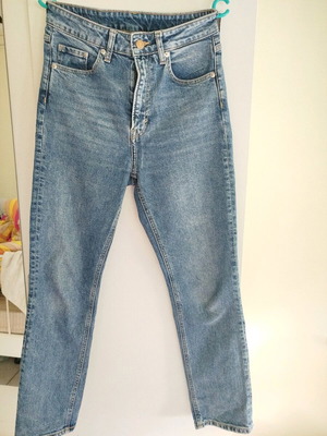 Zara women's blue denim jeans like new, size S