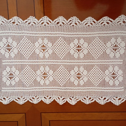 Set of handmade crochet linens new
