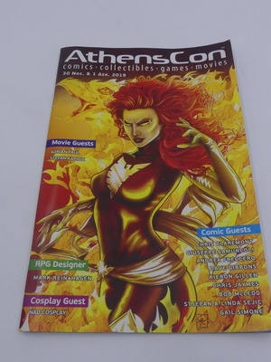Comic Con 2019 manual used for Athens Con 2019