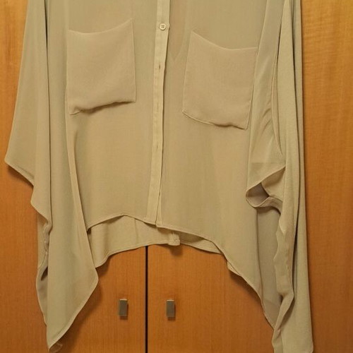 Muslin shirt like new, beige, size M